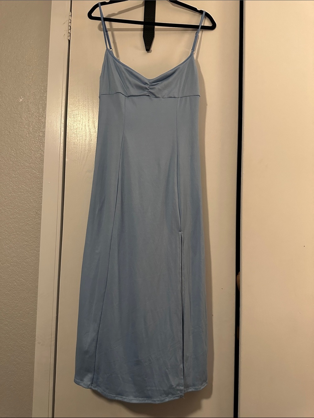 Urban Outfitters Sky Blue Tie Back Midi Dress NWT M